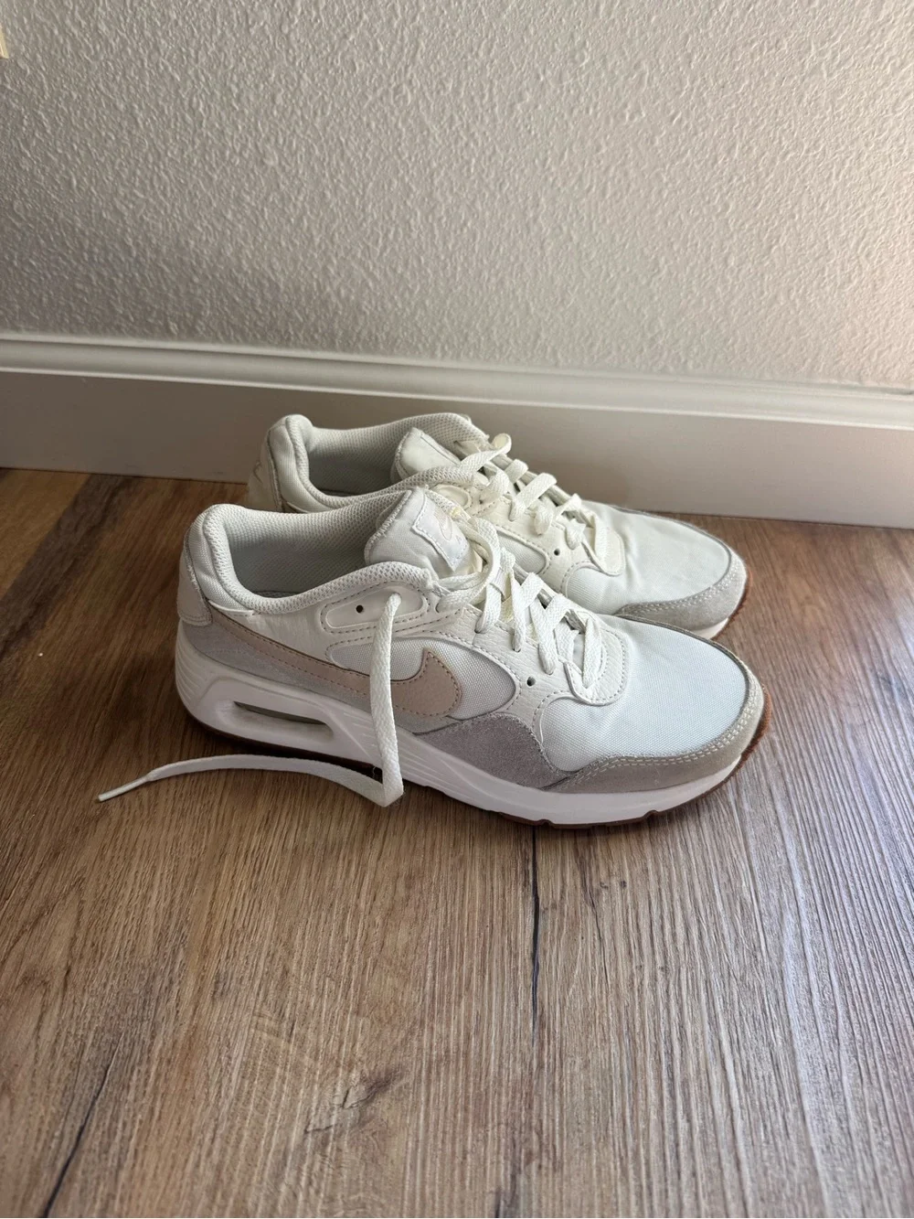 Nike Women’s Air Max Sneakers in White and Gum - Picture 4 of 9